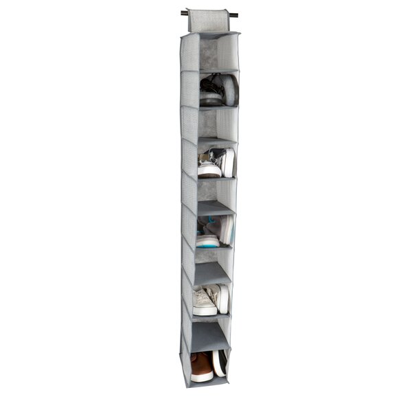 5-Layer Shoes Hanging Storage 10-Pair Shelf Over the Door Shoes Organizer Rack 