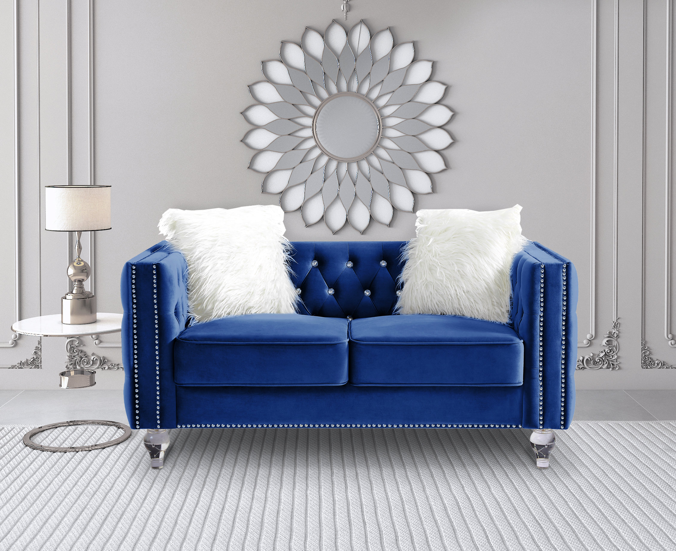 House of Hampton® Eghosa 59.84'' Upholstered Sofa Wayfair