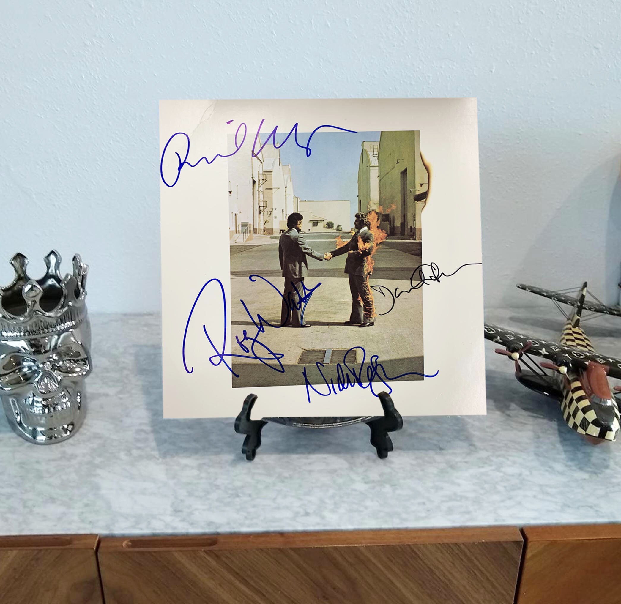 Dream on Ventures Pink Wish You Were Here Signed Album