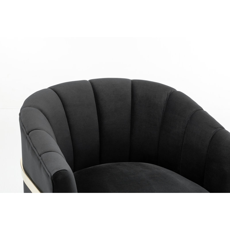 Willa Arlo Interiors Thomson Upholstered Barrel Chair & Reviews | Wayfair