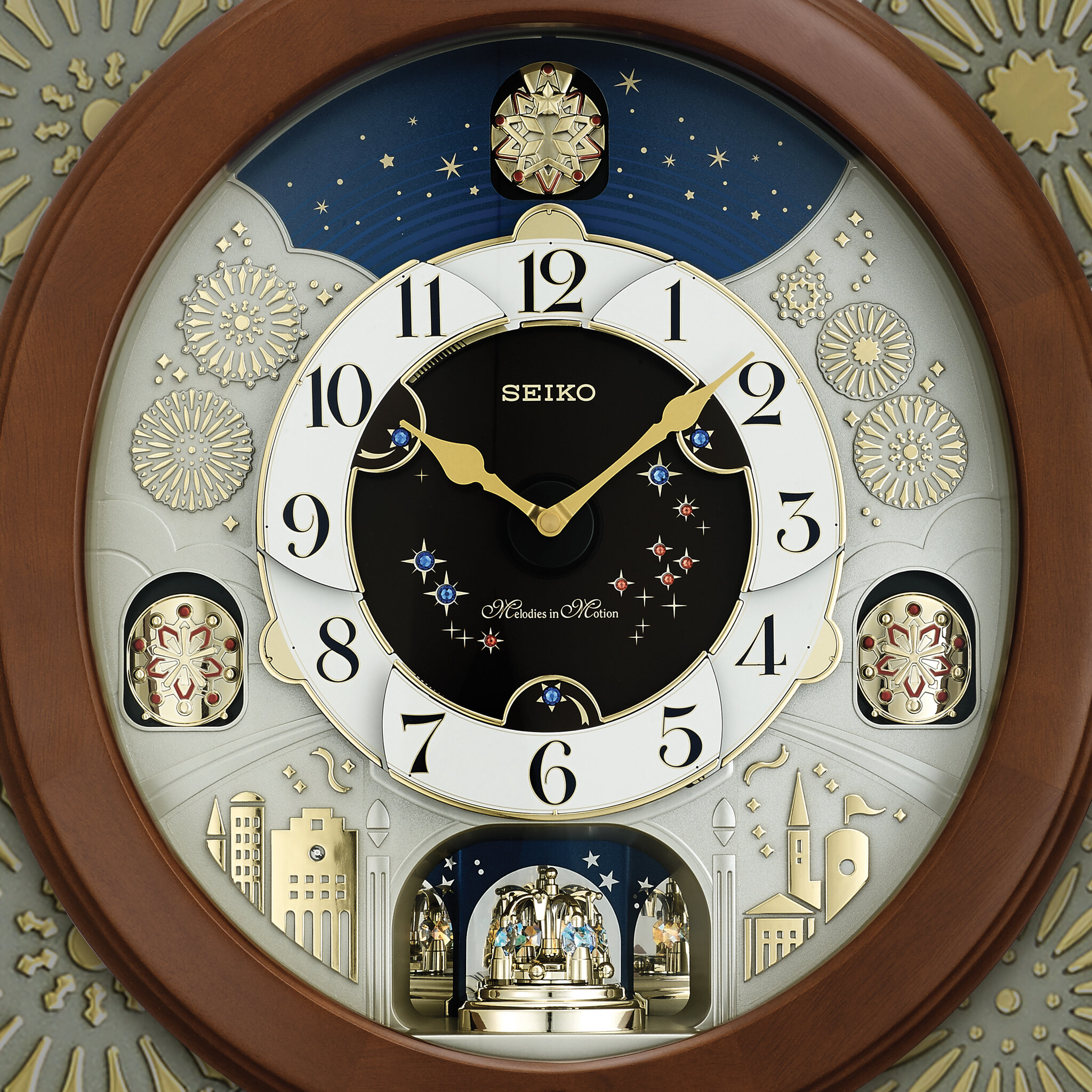 Seiko Wood Wall Clock | Wayfair