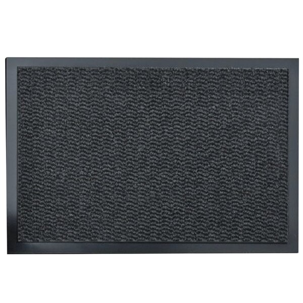 Grey Office Mats Machine Washable Non Slip Commercial Allergy Friendly Doormats 