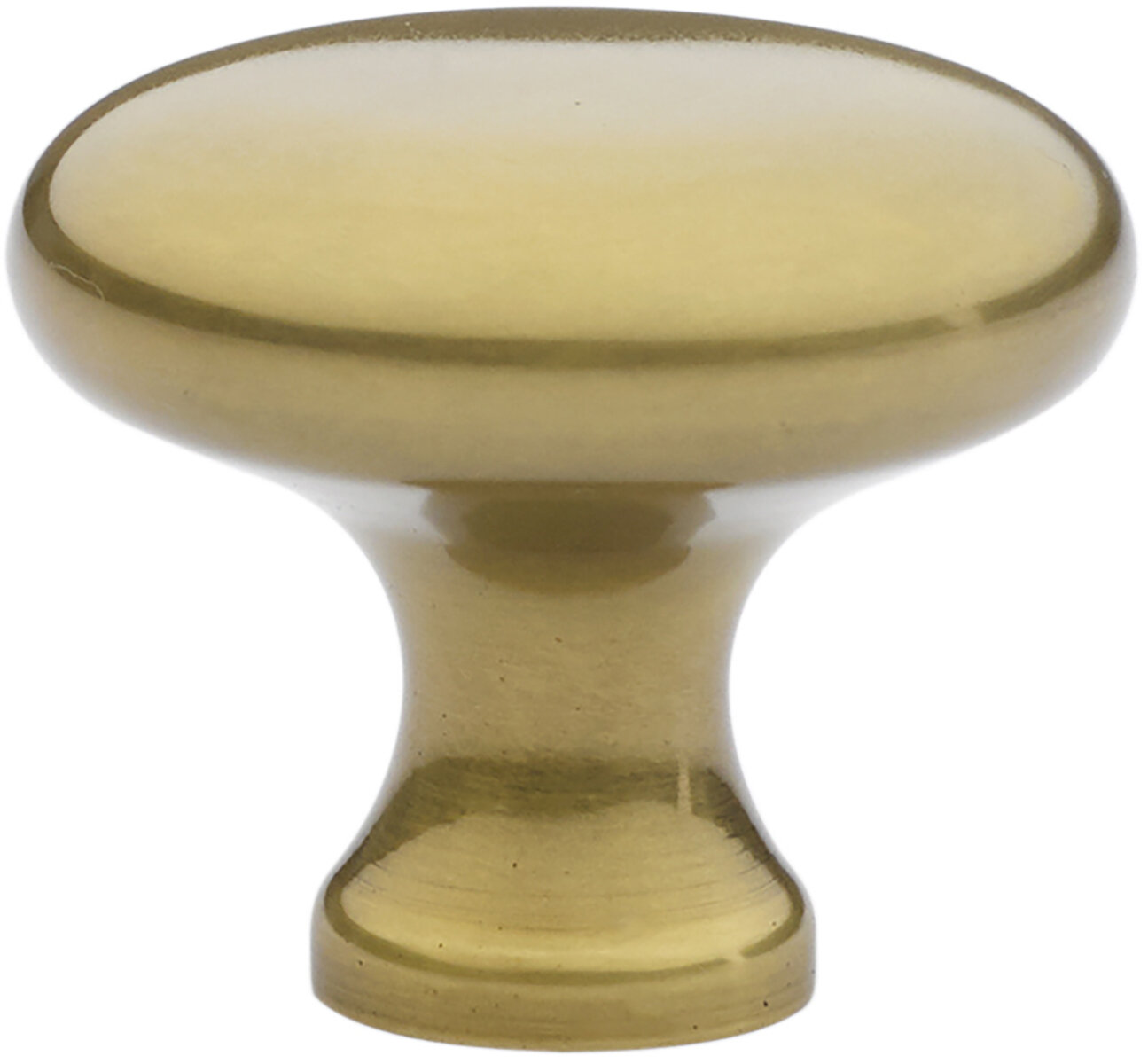 Size French Antique Brass Oval Knob Finish 1.25 H x 1.25 W x 1.25 D 