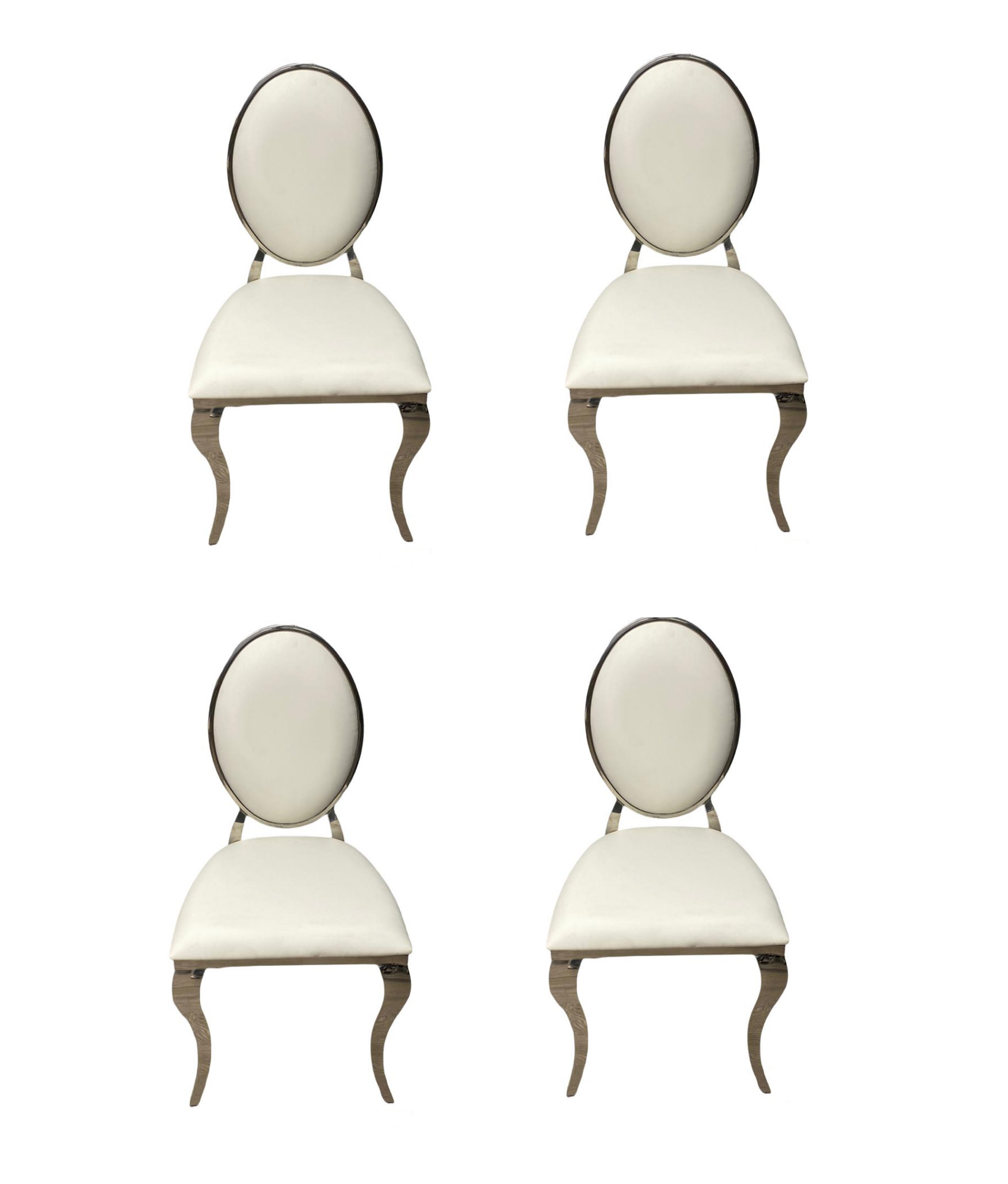 lobby&hotel King Louis Back Side Chair in White Wayfair