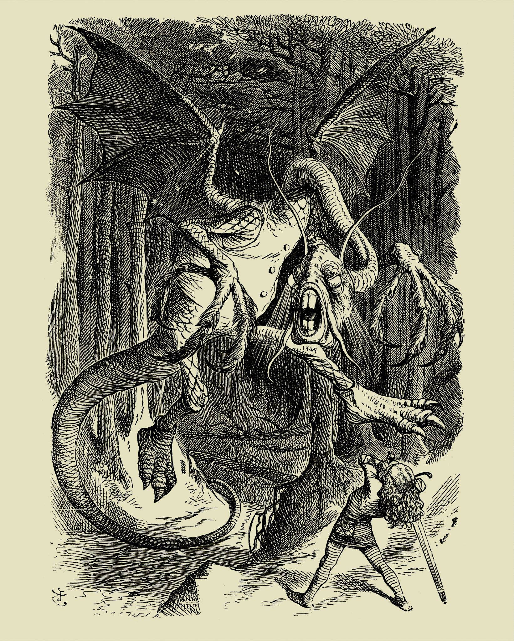 Disney Classics Alice in Wonderland Jabbawockeez Metal Wall Décor