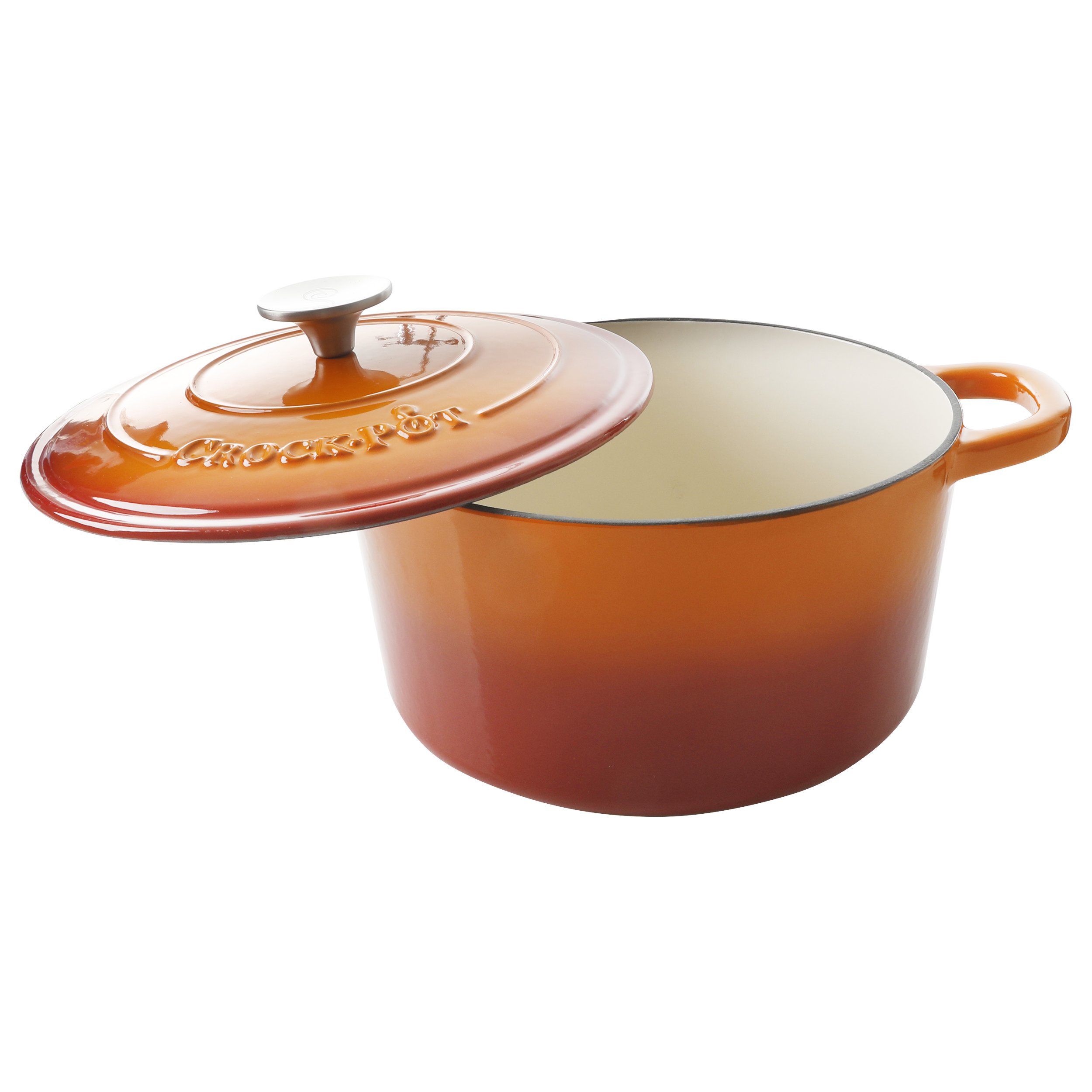 CrockPot Artisan NonStick Round Dutch Oven & Reviews Wayfair