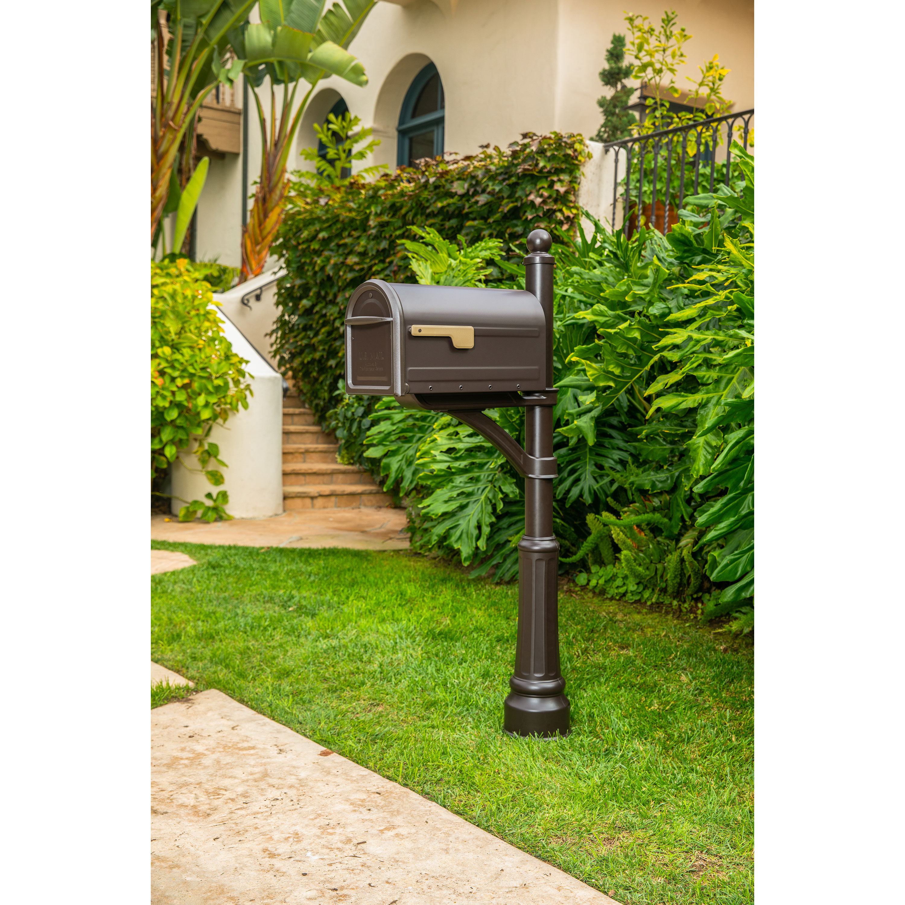 Architectural Mailboxes Mapleton Post Mount Mailbox & Reviews Wayfair