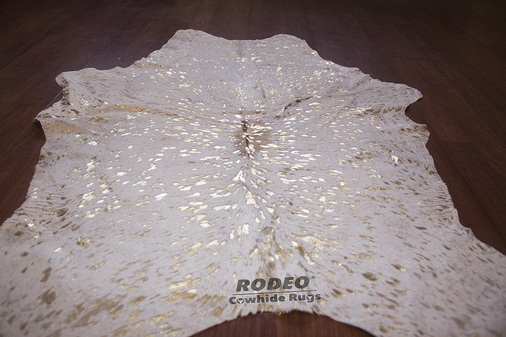 Rodeo HandWoven White/Gold Area Rug & Reviews Wayfair