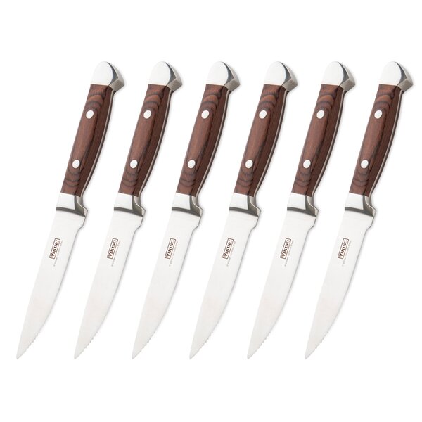 USA SELLER  12 STEAK KNIVES POM HANDLE STEAKHOUSE QUALITY FREE SHIPPING USA ONLY 