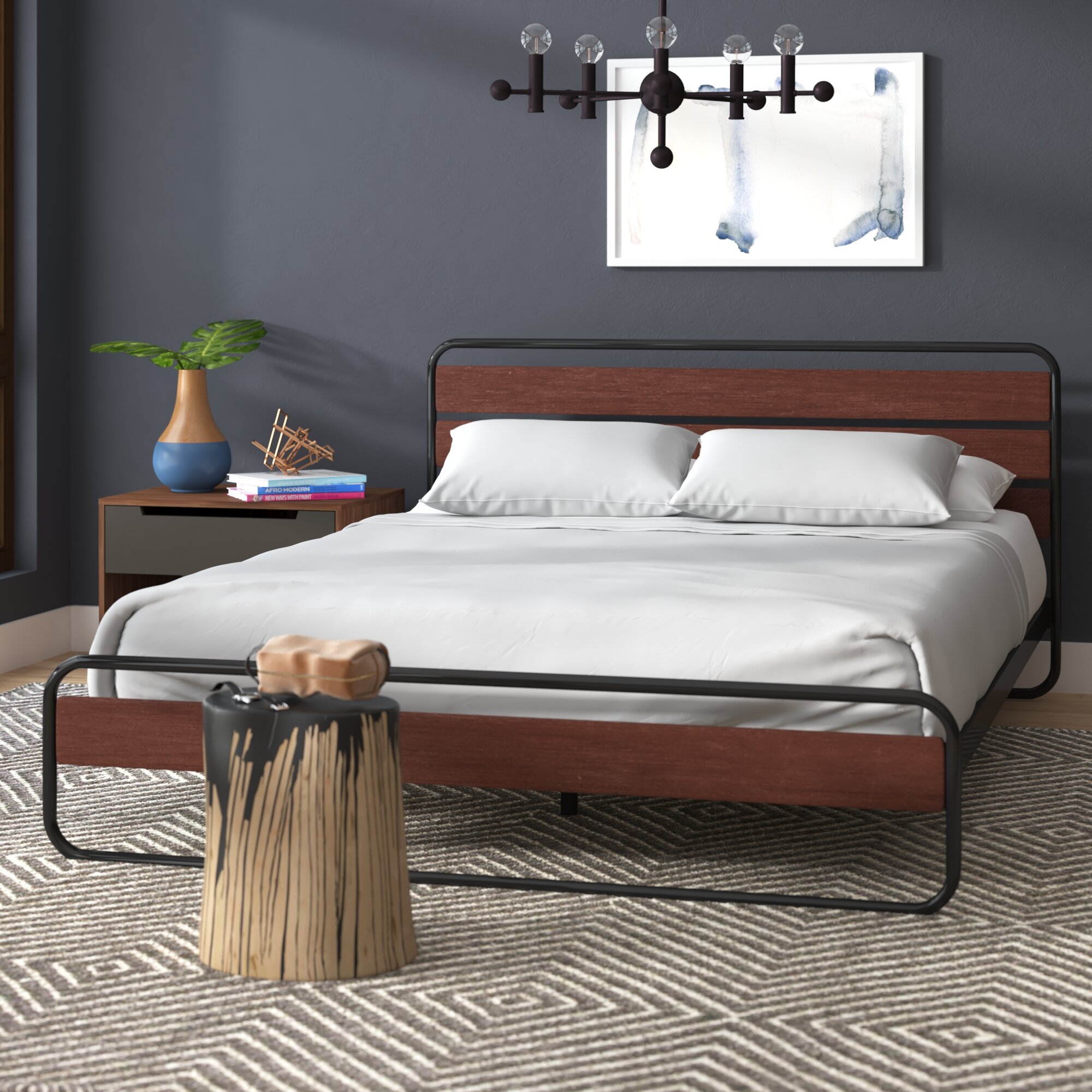 Wayfair | Industrial King Size Beds You'll Love in 2022