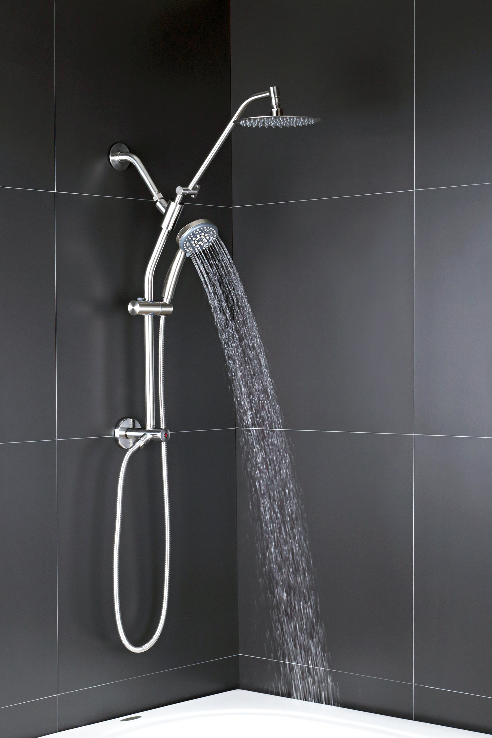 AFA Stainless Multi Function Dual Shower Head & Reviews Wayfair