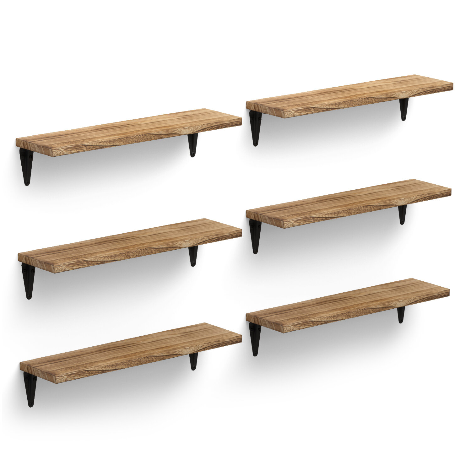 Khorawa Solid Wood Bracket Shelf