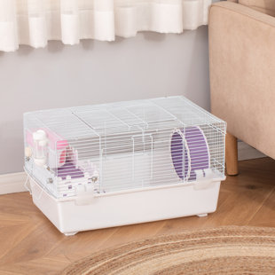 Aichatou Hamster/Gerbil Cage with Ramp