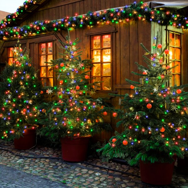 Holiday Time 105 LED Multicolor Mini Lights 16 Functions Green Wire 28 FT for sale online 