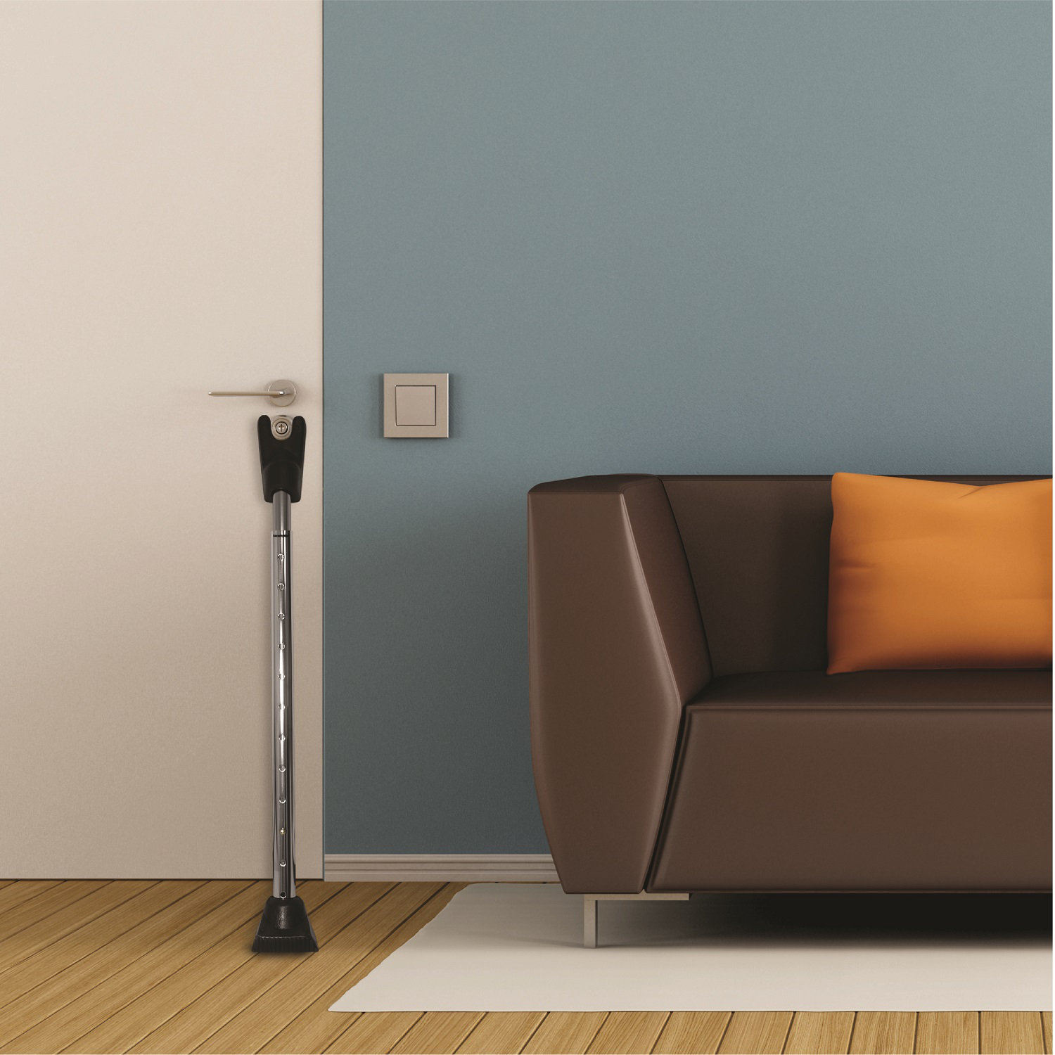 Security Man SecurityMan 2 In 1 Security Bar Sliding Door , Adjustable