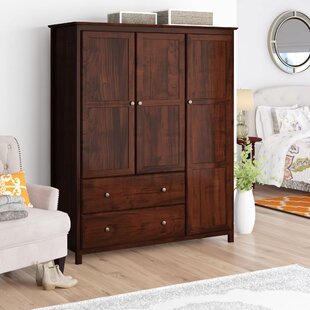 Wardrobe Closet Bedroom Clothes Organizer Storage Cabinet Wood Furniture Armoire 