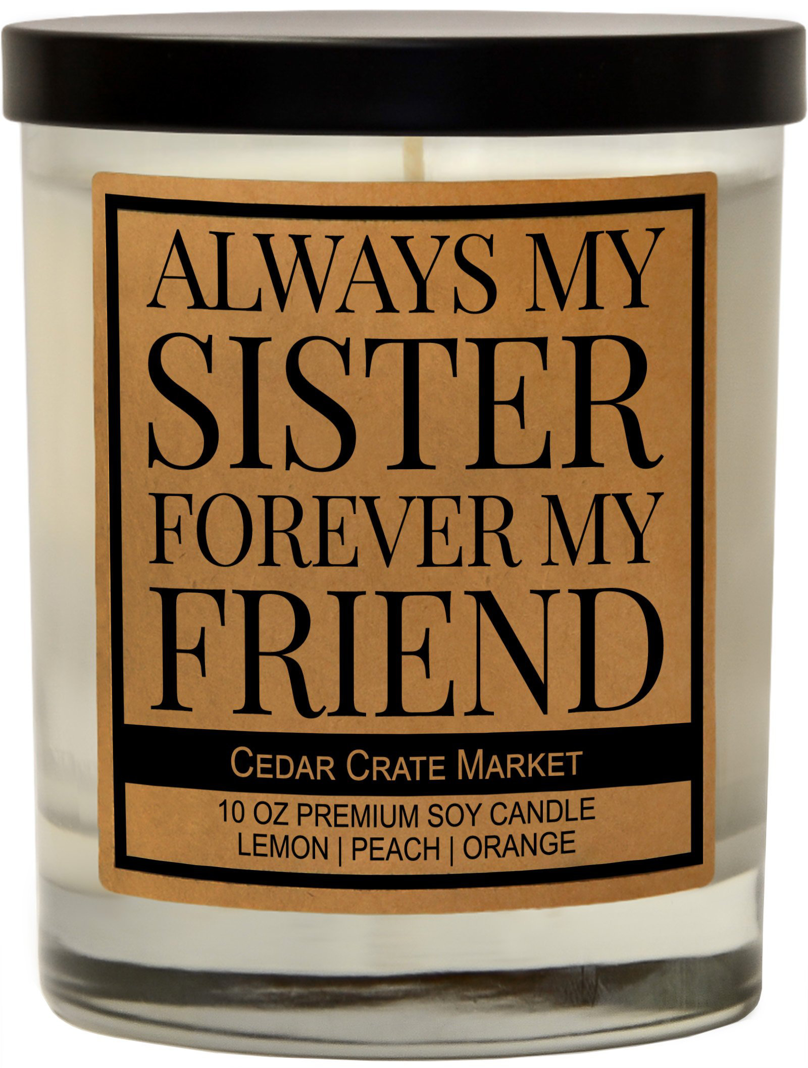 Cedar Crate Market Citrus Peach Scented Jar Candle Wayfair