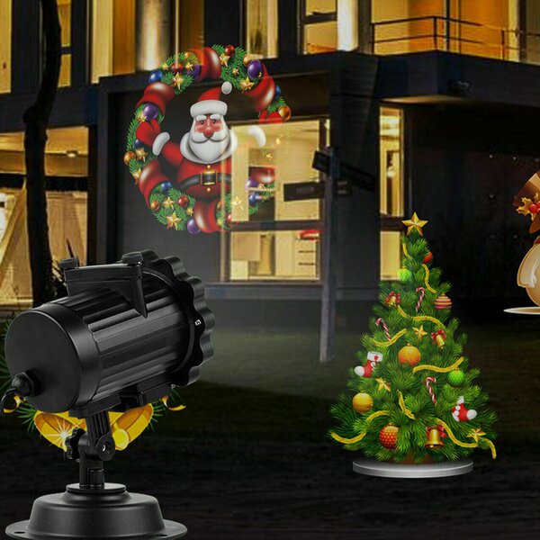Christmas LED Laser Light Projector Waterproof Lamp Outdoor Garden Xmas Party 