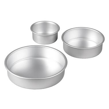 Made By Design Set of 3 Non-Stick Round Cake Pans Aluminized Steel 