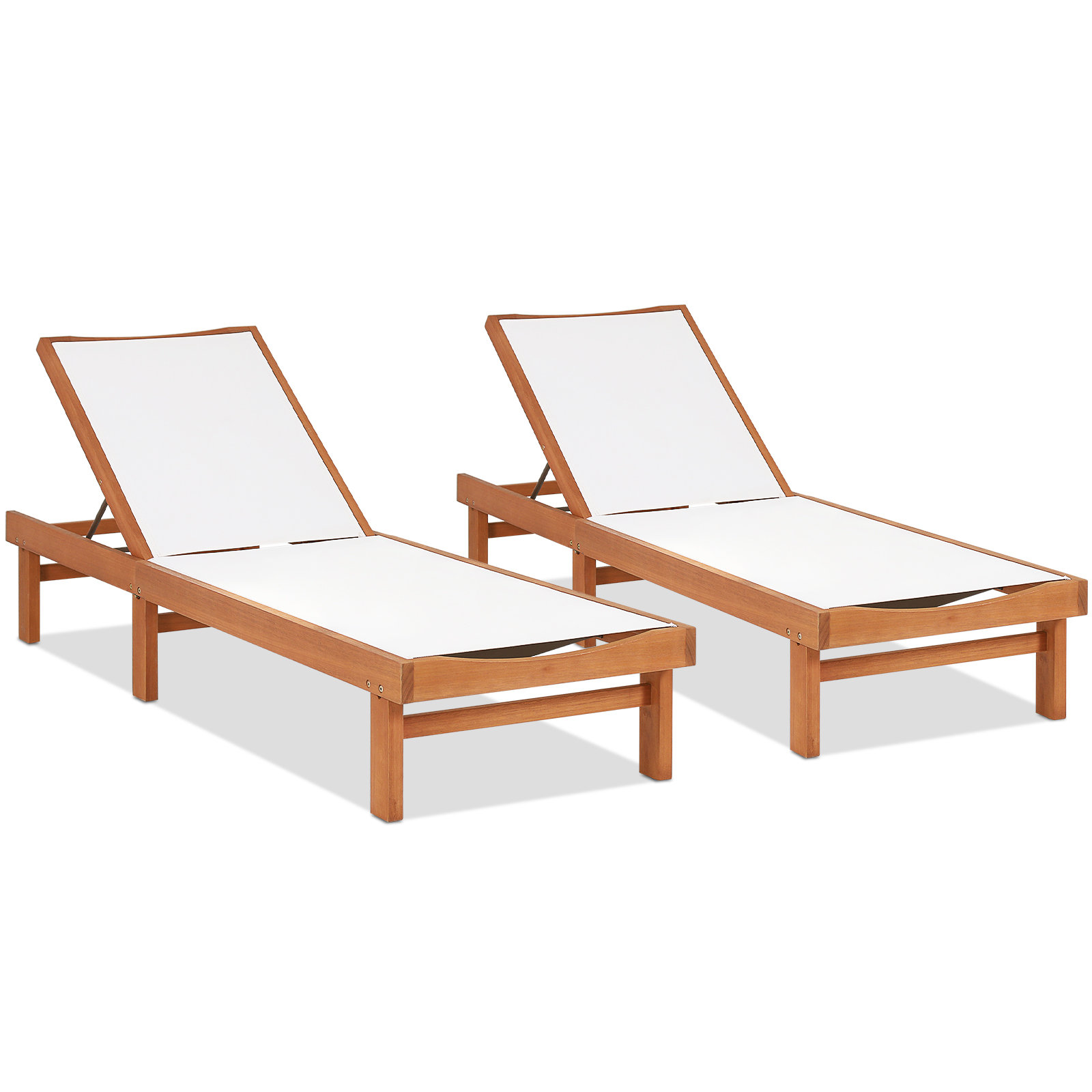 Hokku Designs Amoban Outdoor Eucalyptus Chaise Lounge Wayfair