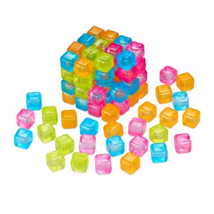 Pack of 20 Reusable Ice Cubes for Party BBQ Picnics Washable Freeze Block Cube 