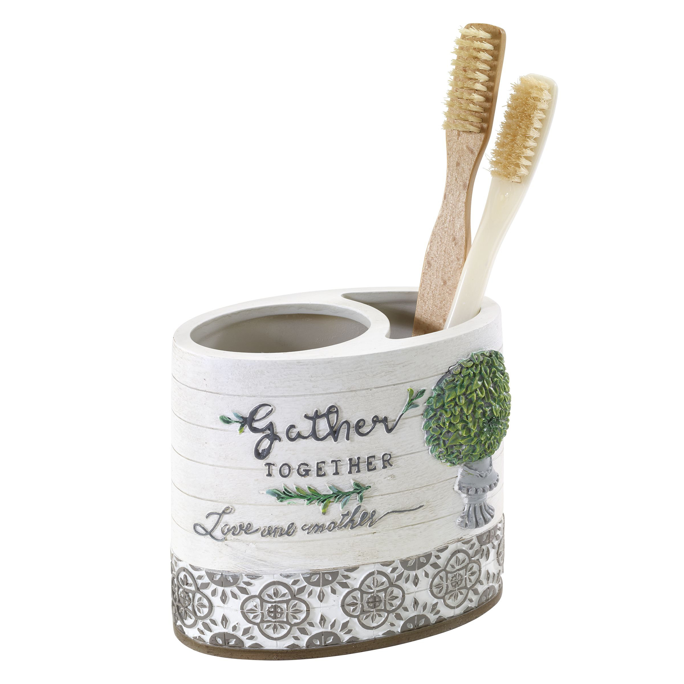 Avanti Linens Modern Farmhouse Toothbrush Holder Wayfair