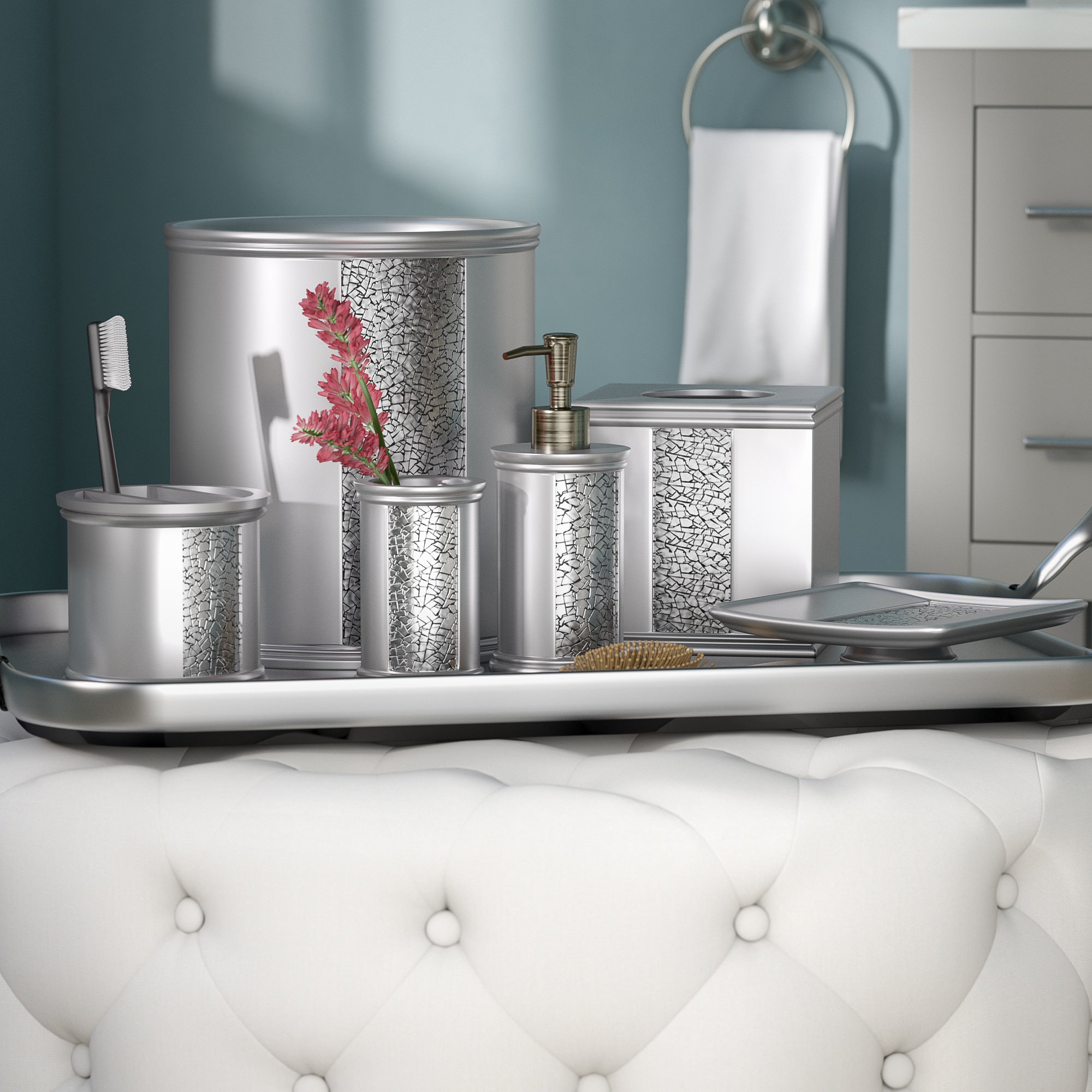 Mercer41 Ced 6 Piece Bathroom Accessory Set & Reviews Wayfair