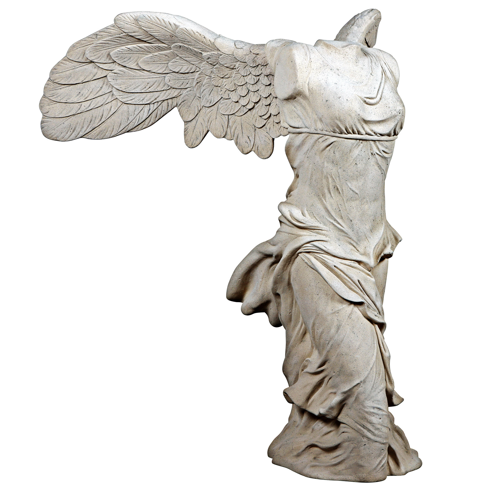 select manipulate surplus Design Toscano Winged Nike Angel of Samothrace Garden Statue | Wayfair