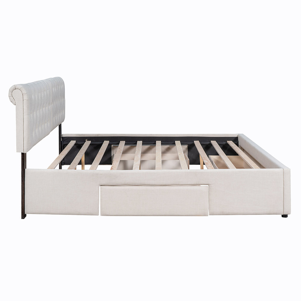Red Barrel Studio® Upholstered Storage Bed | Wayfair