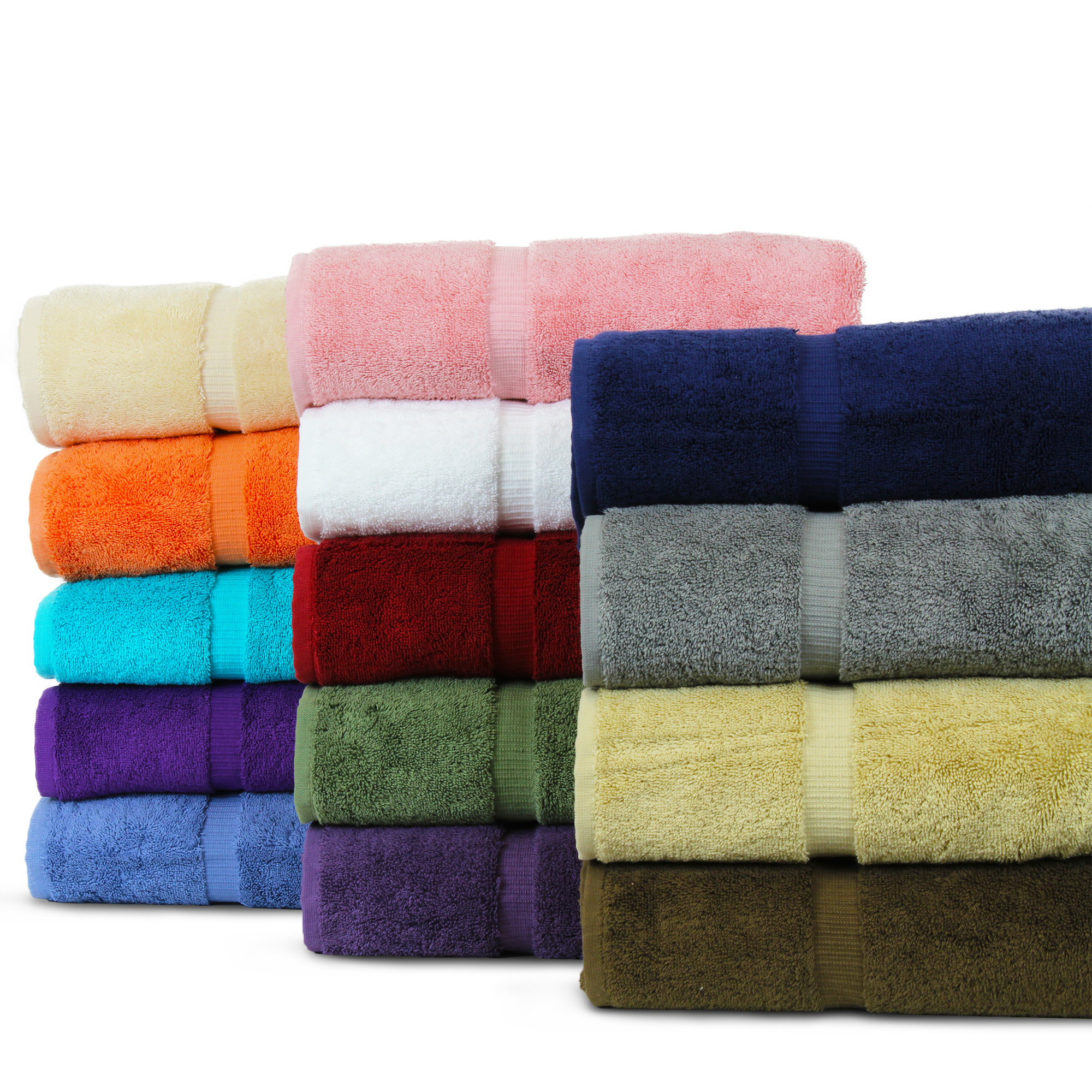 Latitude Run® 12 Piece 100 Cotton Washcloth Towel Set & Reviews Wayfair