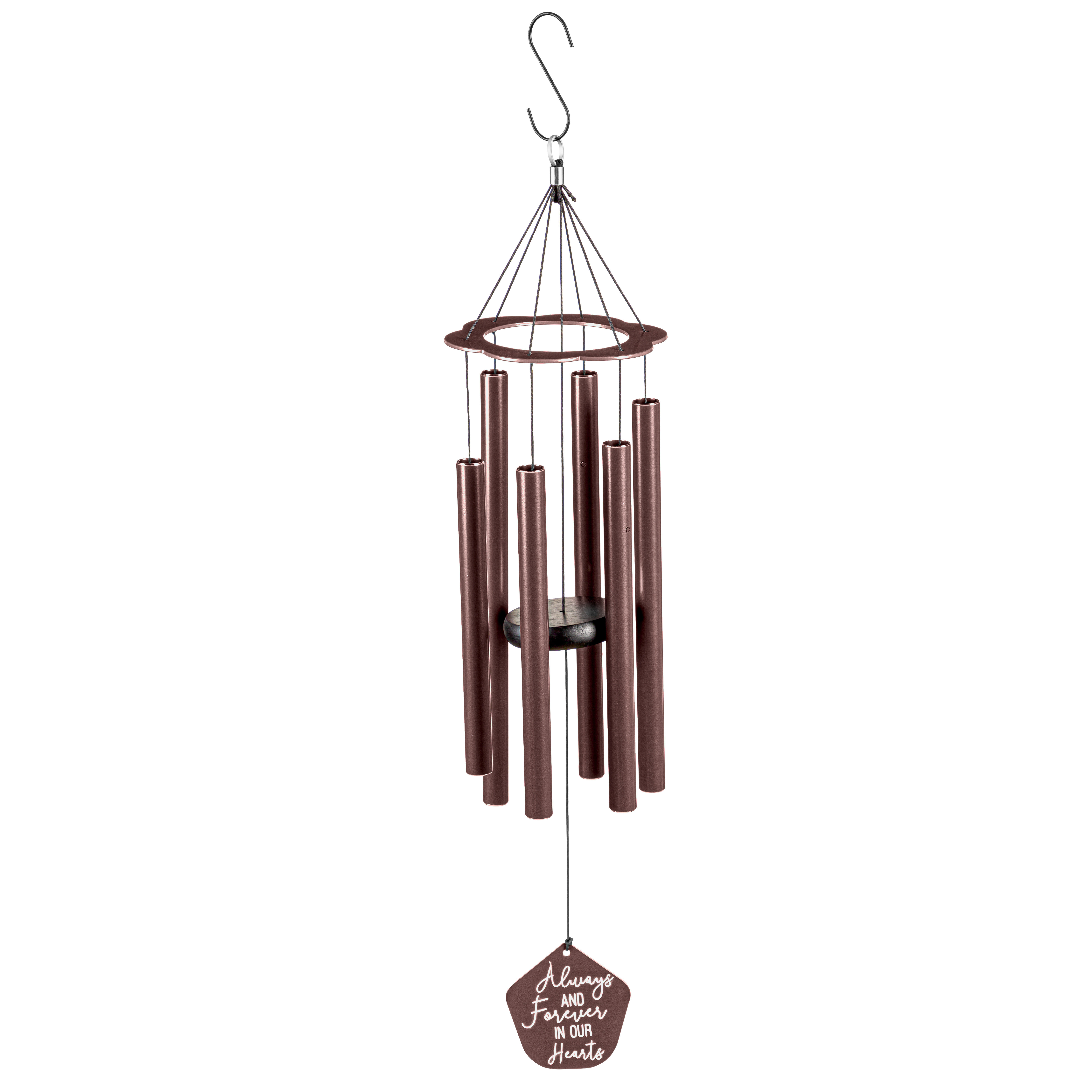 Trinx Farrux Laser Etched Painted Metal Hand Tuned Wind Chime Wayfair