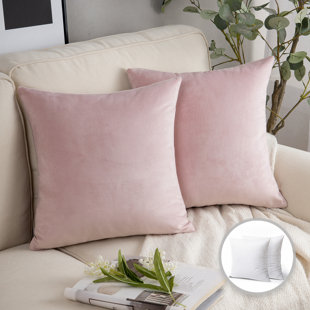 rose pink decorative pillows