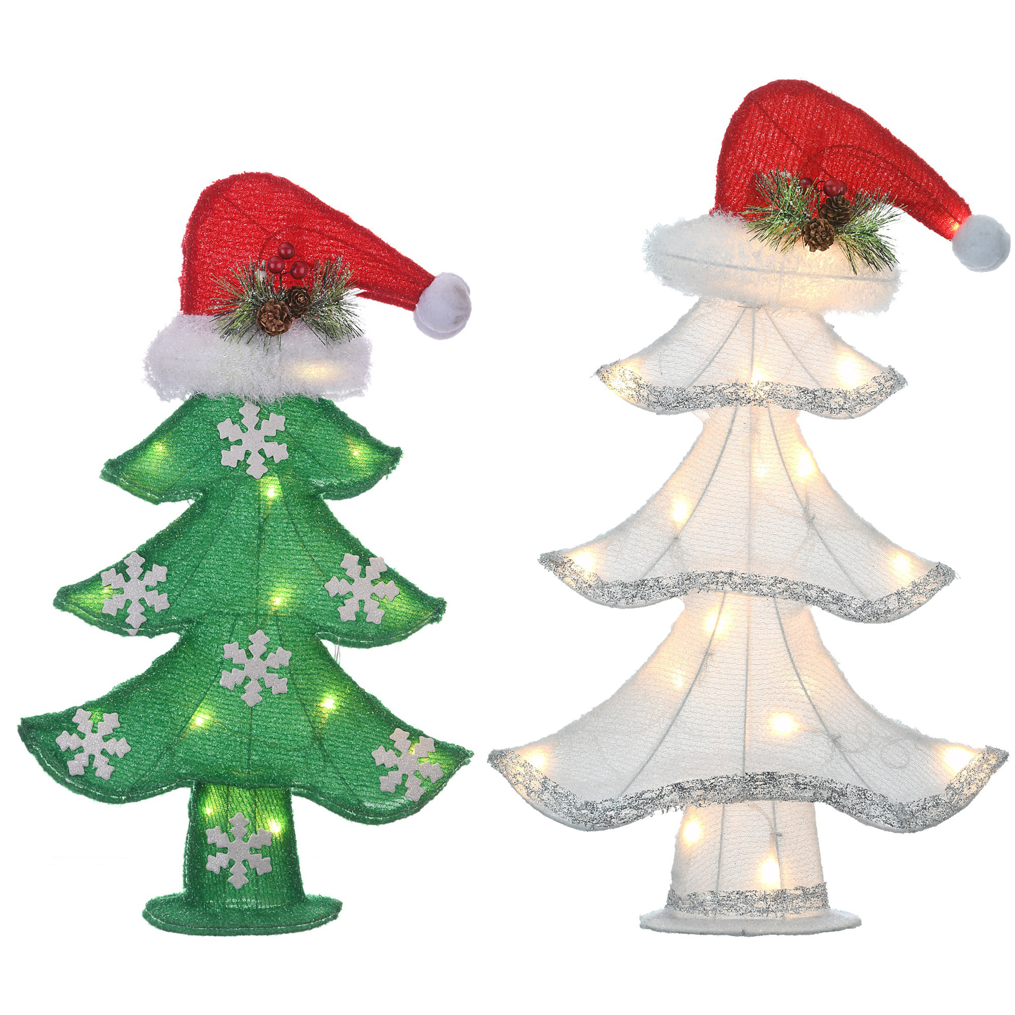 The Holiday Aisle® Pre-Lit Christmas Tree Assortment | Wayfair