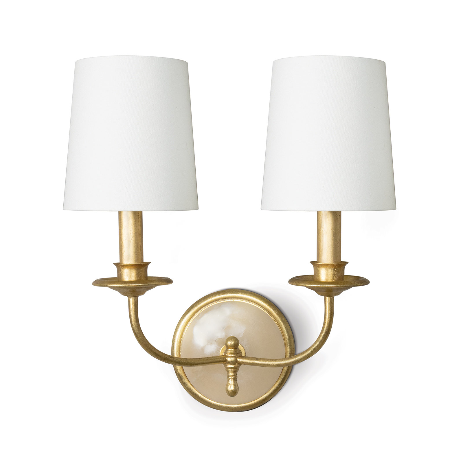 ReginaAndrew Southern Living Fisher Sconce Double; Dimensions 13.75W x  15.5H x 9D; Uses Two Maximum 60 Watt E12 Base Bulb (Not Included) | Perigold