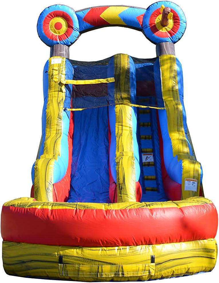 Jumporange 15’ Ft Target Water Slide Commercial Grade Inflatable With