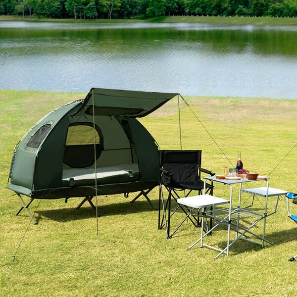 Indoor Camp Combo Boys 2 Piece Set Tent and Sleeping Bag Log Cabin for sale online 