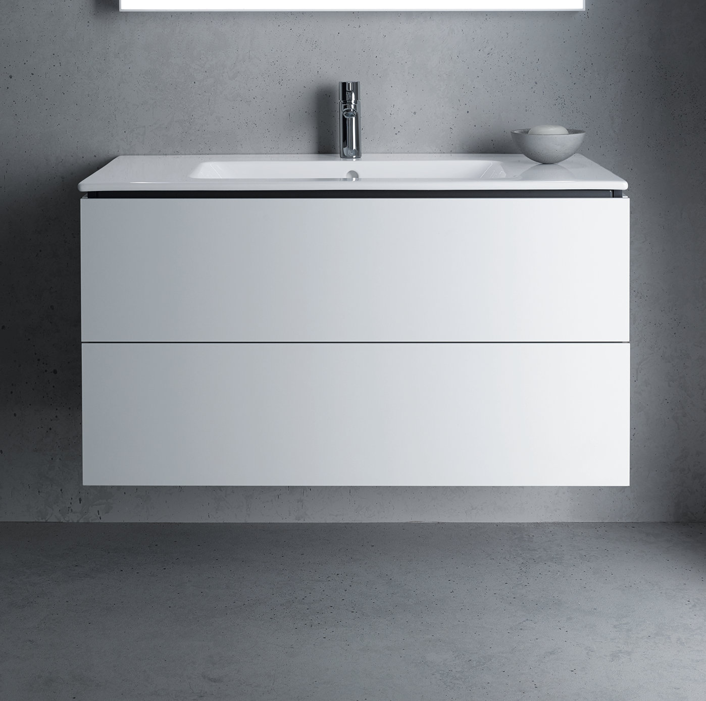 Duravit White Ceramic Rectangular Wall Mount Bathroom Sink with Overflow |  Perigold