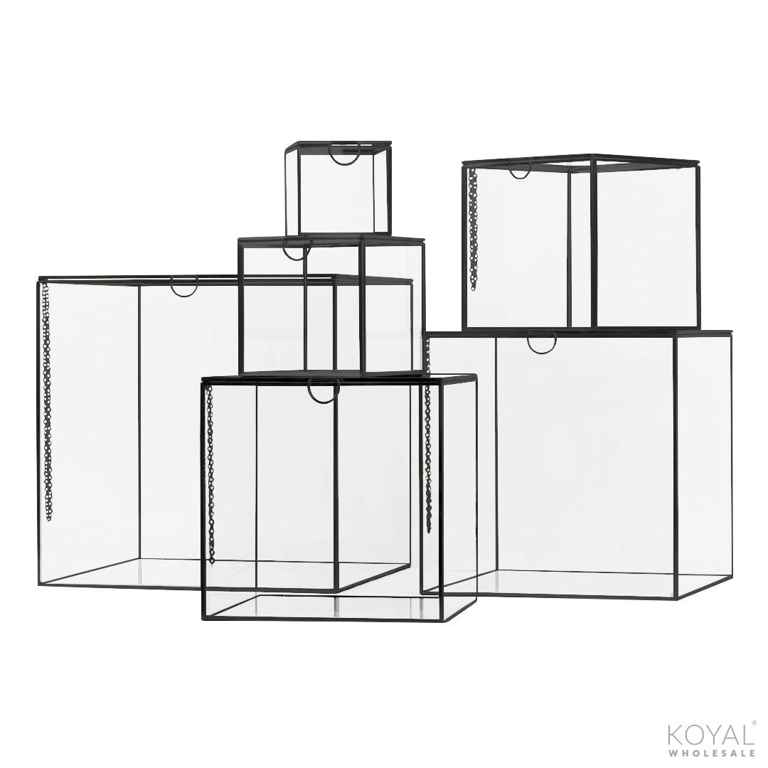Koyal Wholesale 16'' H x 16'' W Metal Jewelry Display Case & Reviews