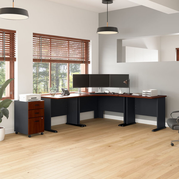 Bush-furniture-desk-l-shape | Wayfair