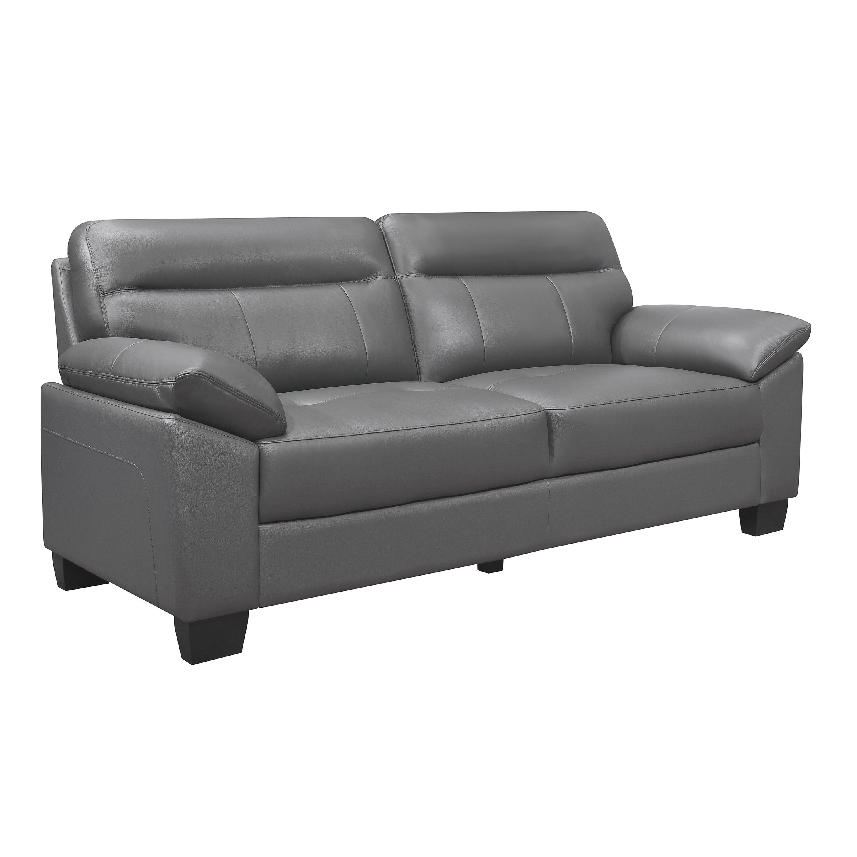 Latitude Run® Charisma Leather Match Upholstered Living Room Sofa Wayfair