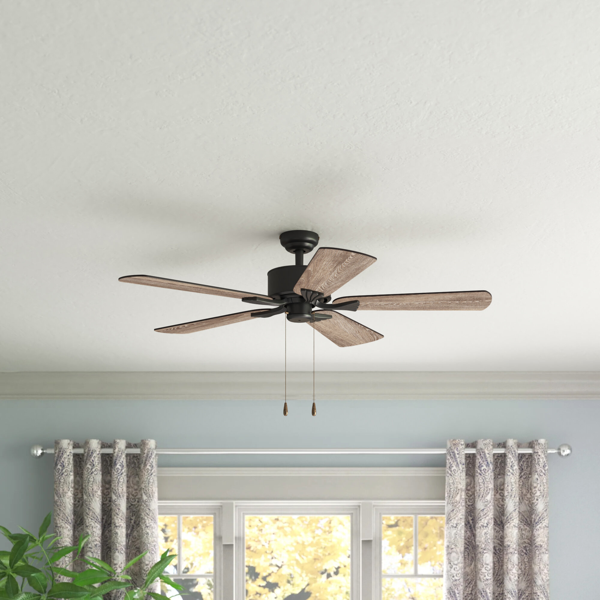 parts only Hampton Bay 70" Victoria French Beige Ceiling Fan 