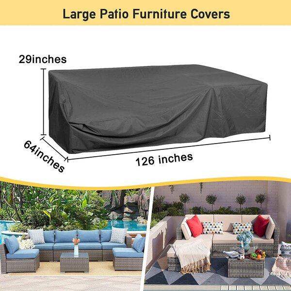Waterproof Outdoor Garden Furniture Table Sofa Chair Protector Cover UV Protect 
