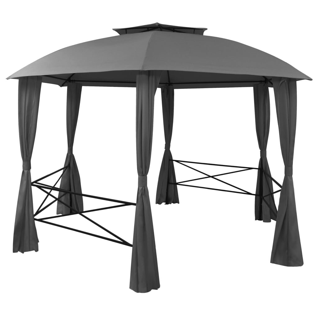 Metal Gazebo Garden Marquee Patio Outdoor Tent Pavilion Canopy Sun Shade Shelter 