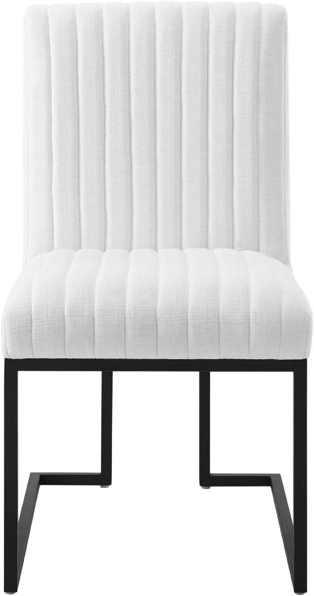 Latitude Run® Fabric Parsons Chair in White Wayfair