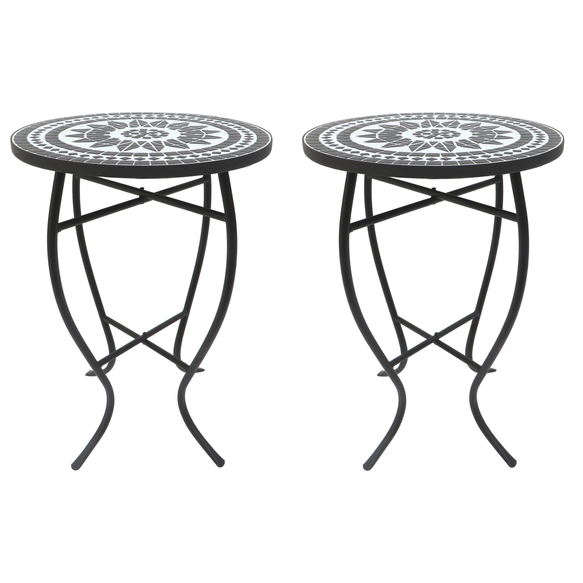 Canora Grey Audre Ceramic Outdoor Side Table Wayfair