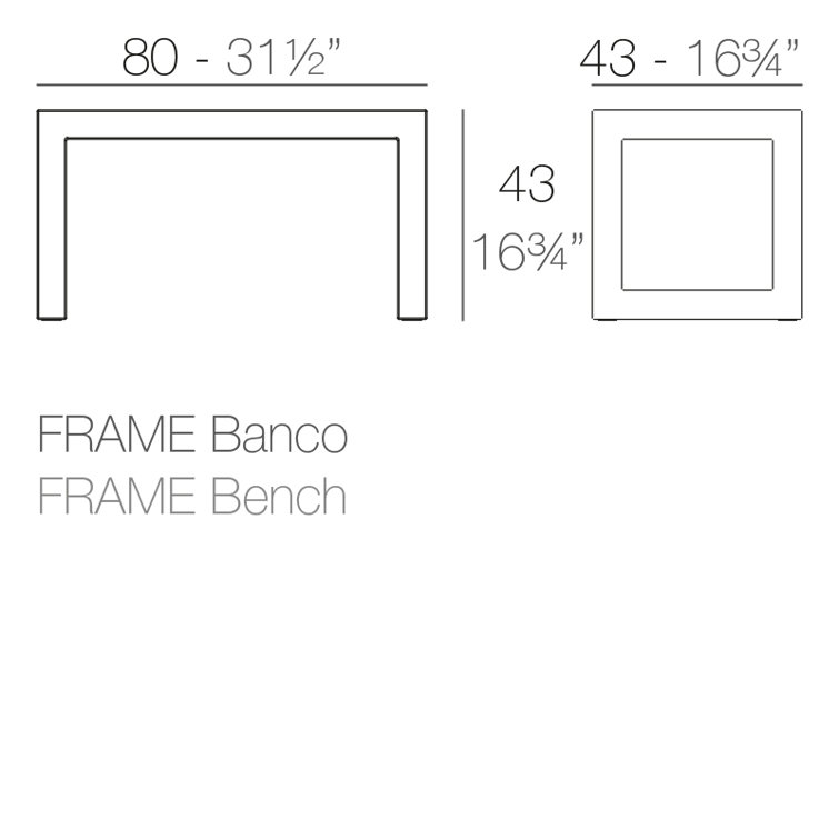 Frame Outdoor Bench | AllModern
