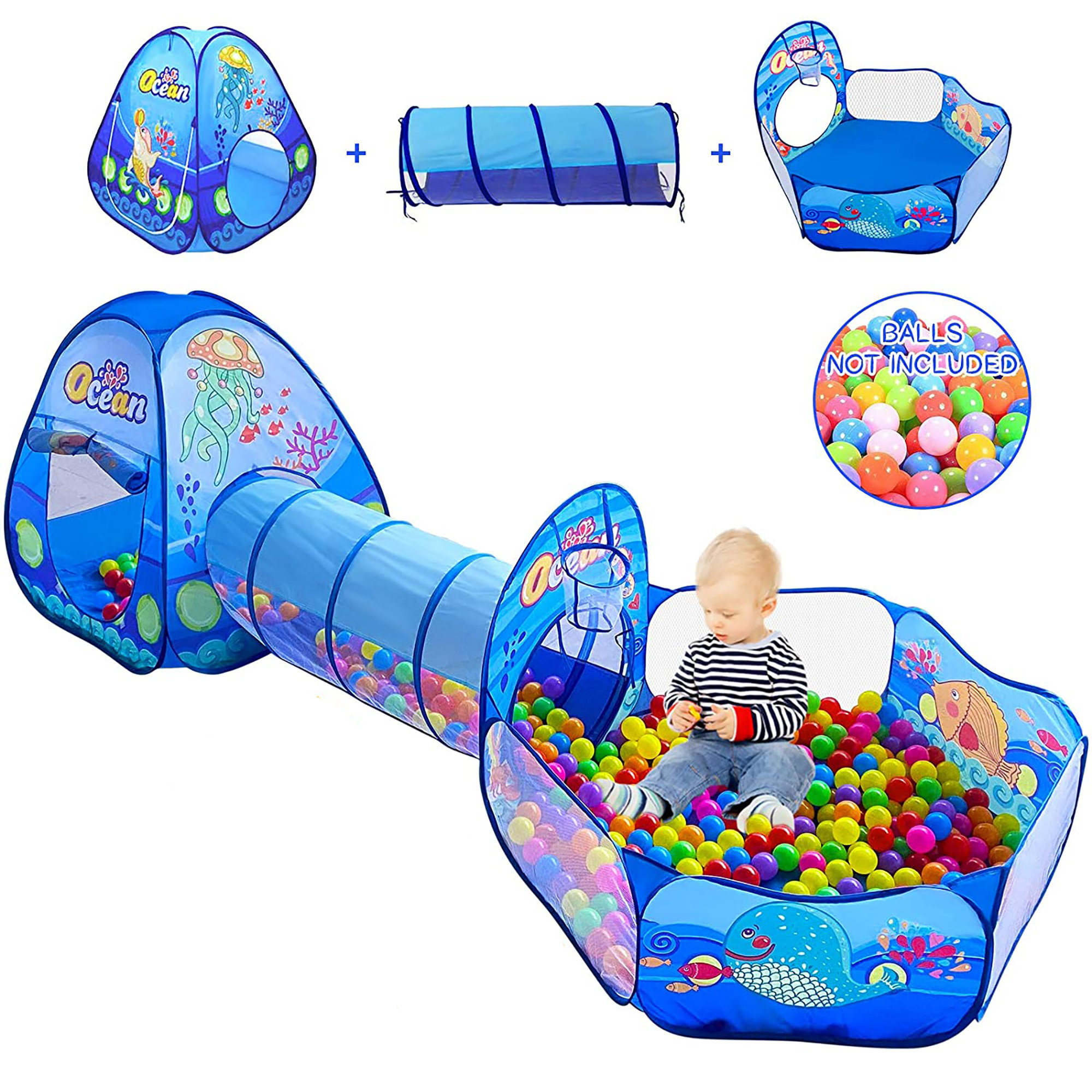 Promotional goods shipping them globally Playz 3piece Kids Play Tent