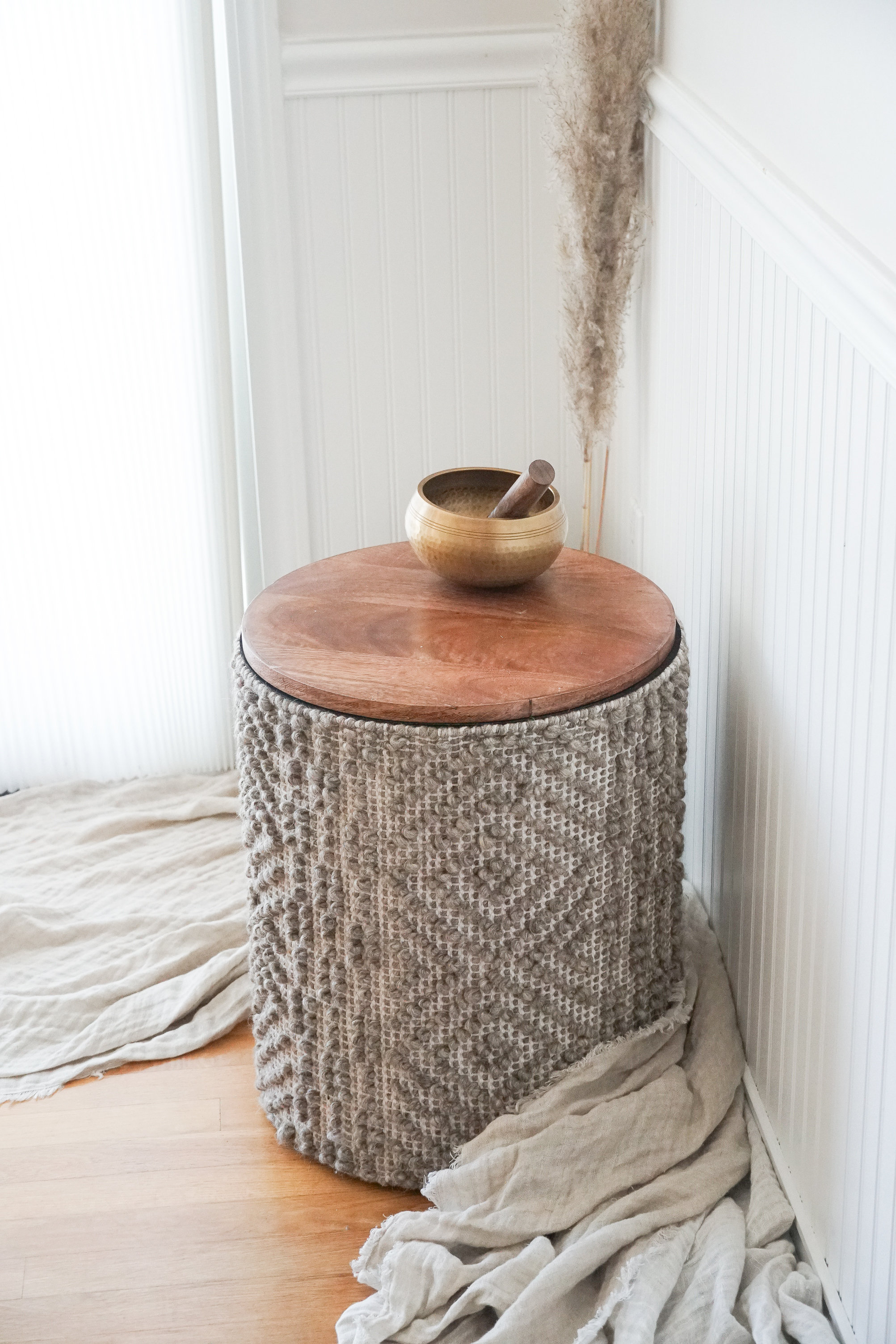 Anaya 20'' Tall Solid Wood Tray Top Block End Table Wayfair