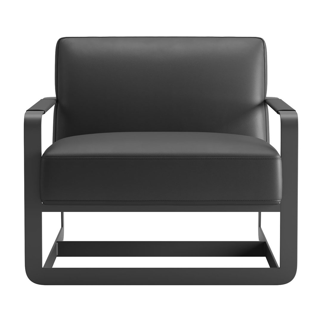 17 Stories Leather Armchair Wayfair