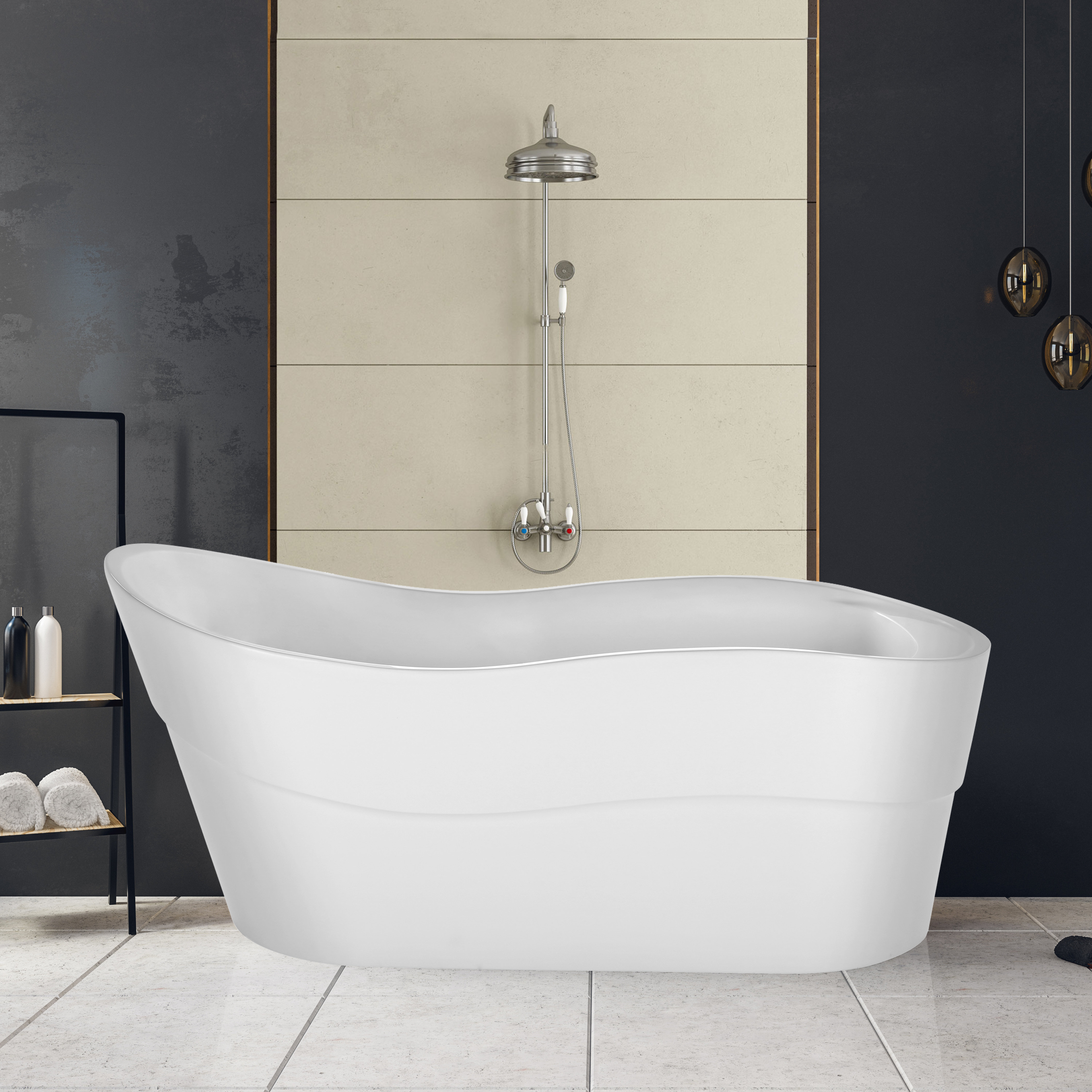 empava freestanding soaking tub
